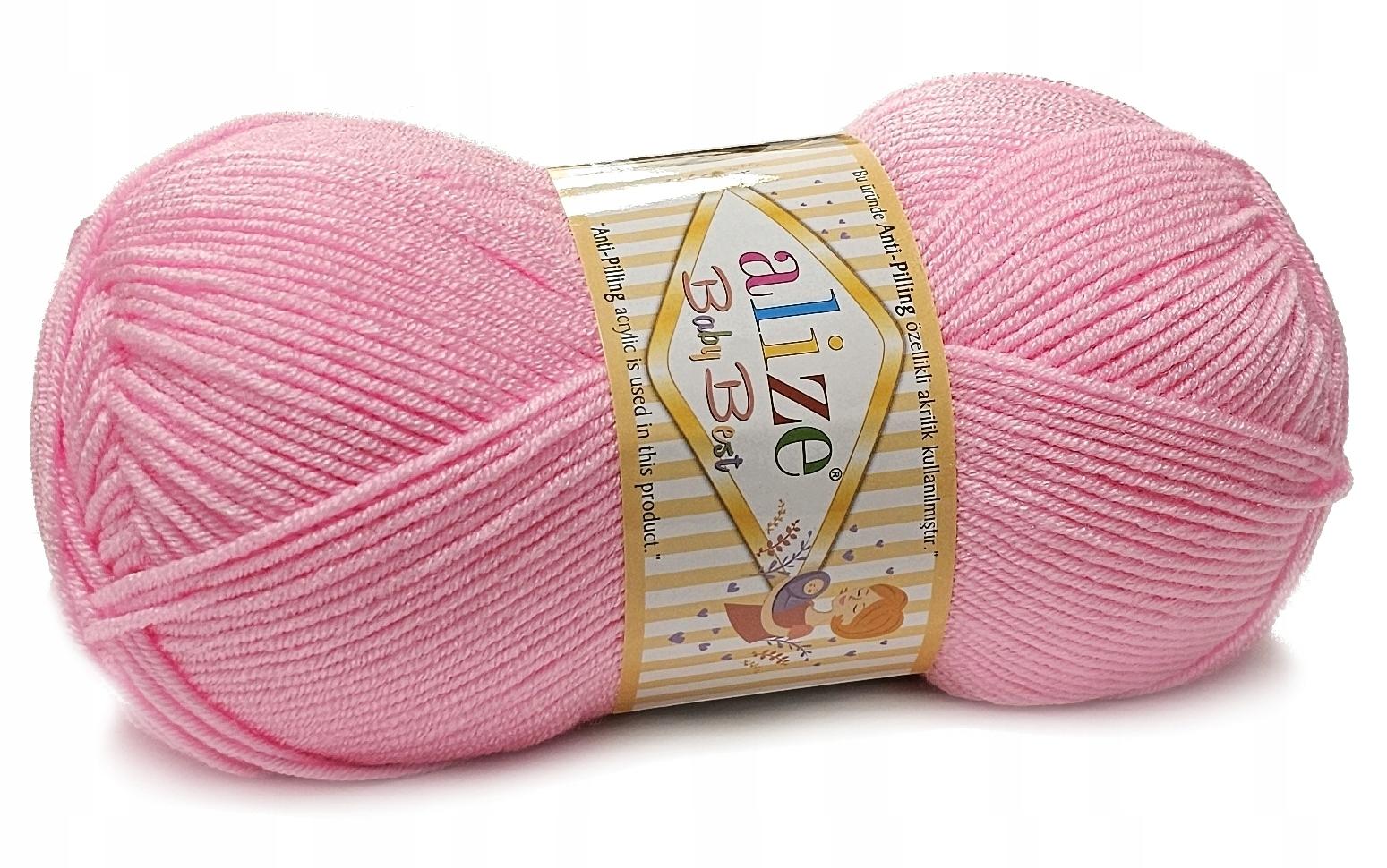 SuperMerchantEU Alize Baby Beste Zachte En Delicate Roze Garen 191