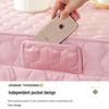 Winter Electric Heater Table Quilted Cover with Grill Fire Design
