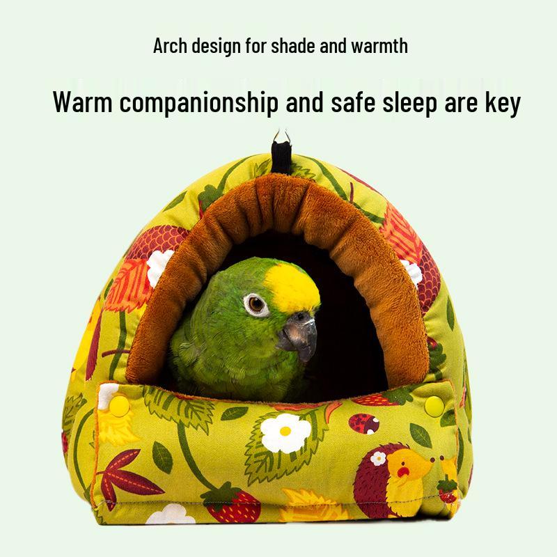 Isolerat Vinterfågelhus Bo för Papegojor & Undulater