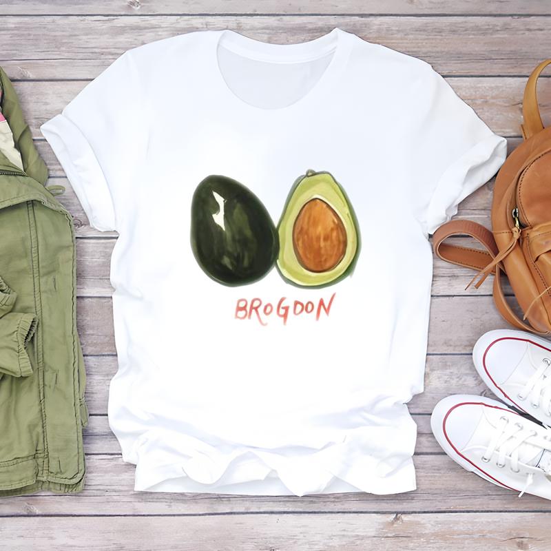 

Футболка с симпатичным узором, женский летний топ с коротким рукавом, модная и стильная повседневная одежда. 5XL