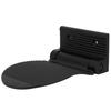 Foot Rest Wall Mount Space Aluminum Non Slip Foot Pedal for Hallway Entryway Bathroom(Black )