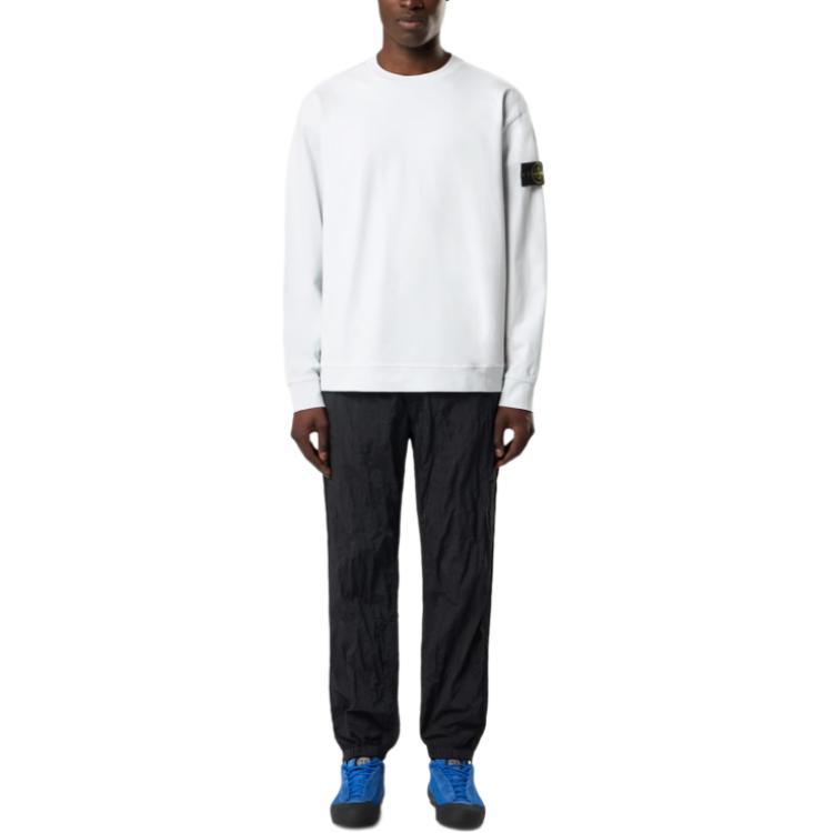 STONE ISLAND Badge Crew Neck Long Sleeve Pullover Knitted Sweatshirt Men Sweatshirt L1S156100057S0B50-V0041