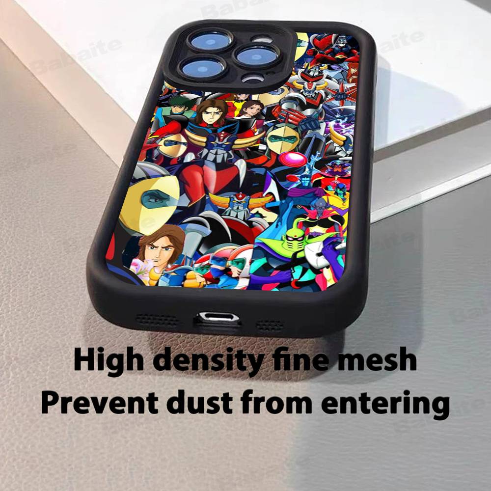 UFO R-Robot G-Goldorak Phone Case For IPhone 17 16 15 14 13 12 11 Pro Max Plus Mini Luck Cover