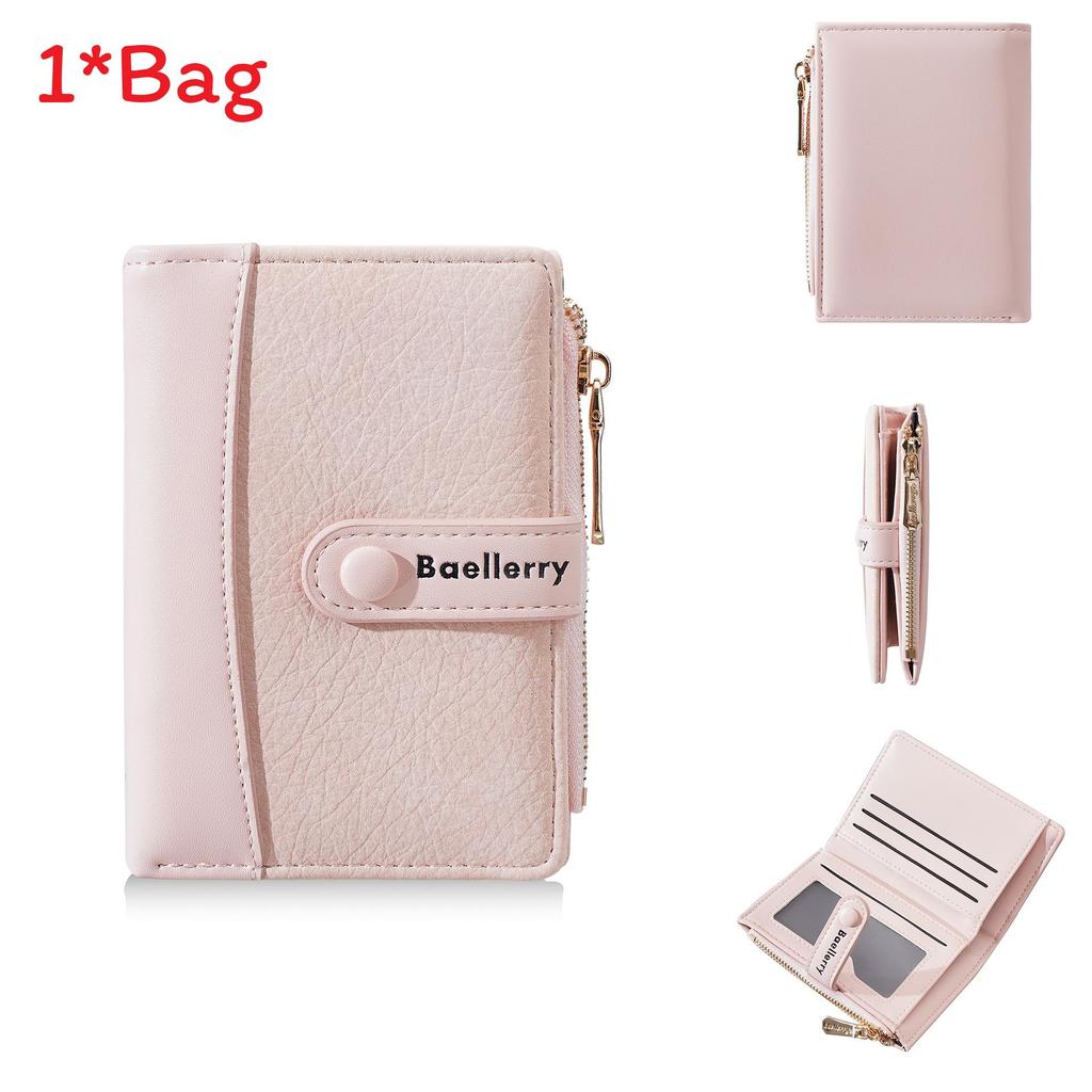 Baellerry Womens Wallet Pu Leather Crossbody Card Holder With Expandable Storage For Daily Use