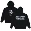 Jesus liebt eine Primadonna Hoodie Nessa Barrett Langarm-Sweatshirt Damen Herren mit Kapuzenkleidung Geschenk für Fan Pullover Lässig
