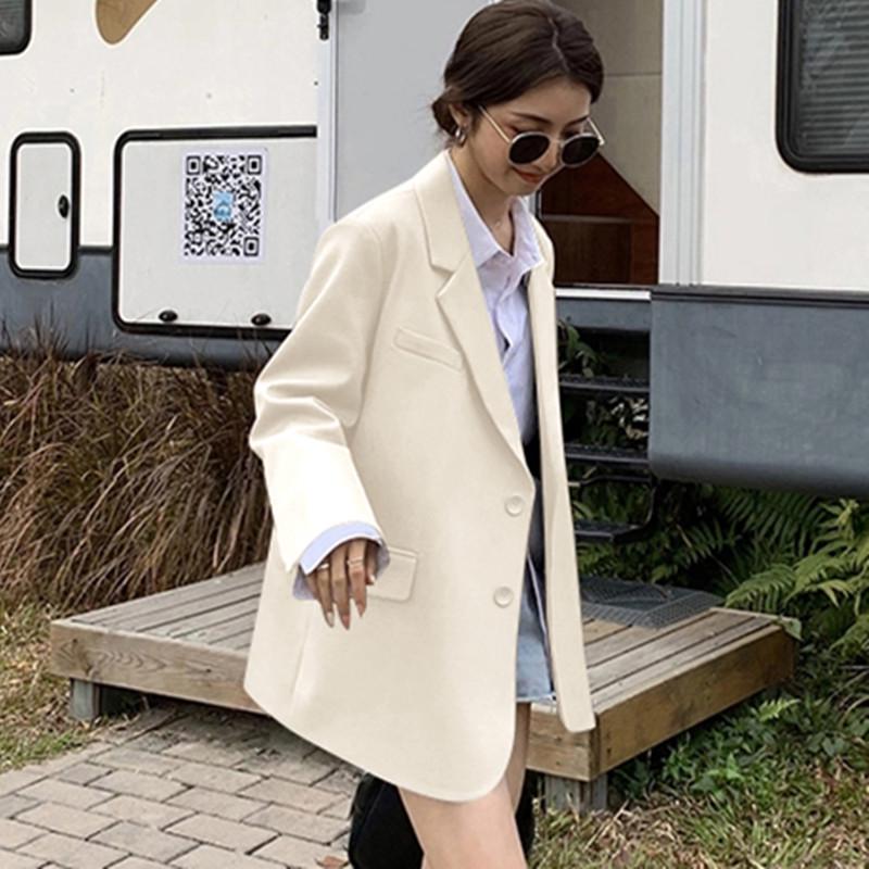 Spring Petite Slimming Blazer - Women's Korean Style Loose Fit Small Suit