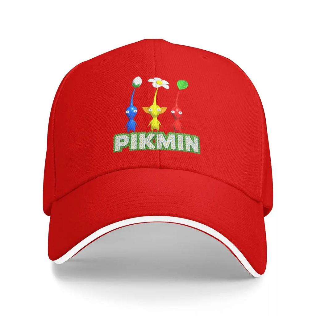 Baseball Caps Pikmin 4 Game Cute Characters Graphic Unisex Sport Summer Hats
