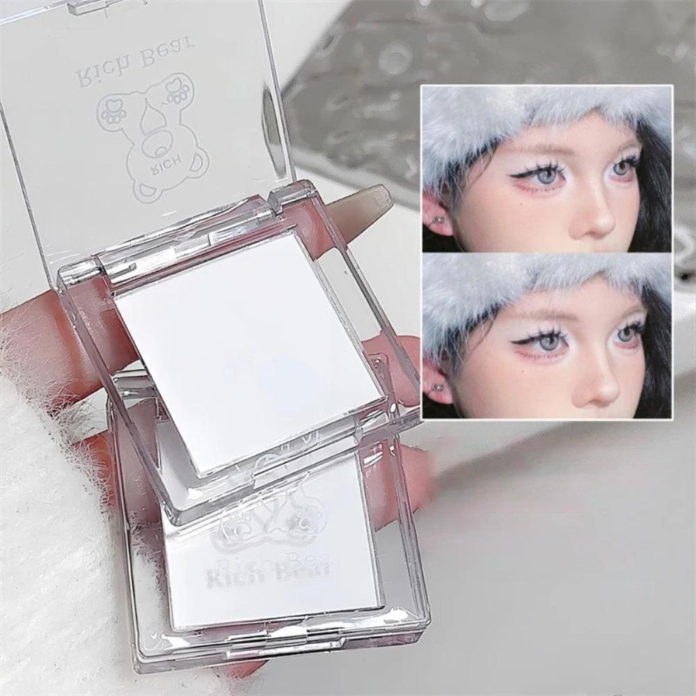 Pudră Iluminatoare Mată în Alb-Natural Fard de Ochi Iluminator 3D de Lungă Durată Paletă Machiaj Ochi Iluminează Fața Luciu Ridicat