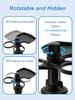 360° drehbarer Auto-Tablett-Tisch – Zwei Getränkehalter, Integrierter Handyhalter, Klappbare Snackablage, Auslaufsichere Essensplattform