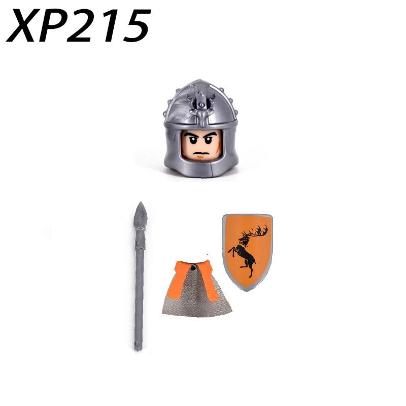1pcs Thrones Golden Armor Warrior Guard Jaime Lannister Barristan Selmy Meryn Trant Building Blocks Mini Action Figure Toys