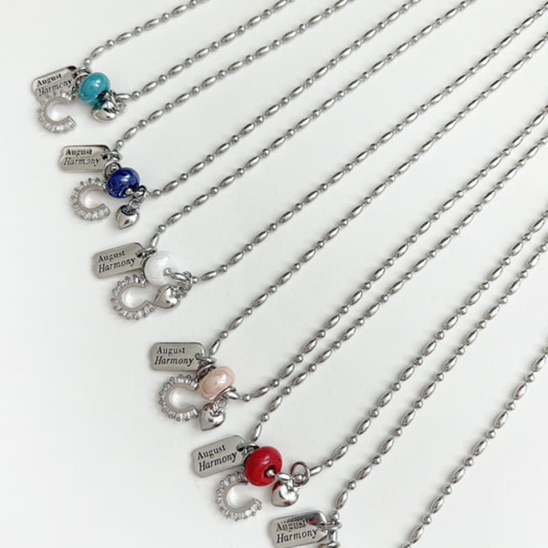 August Harmony Lucky days Necklace (13colors)