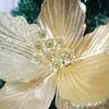 Simulated Flower Picks Decoration Glossy Fabric Christmas Tree Decoration  Garland