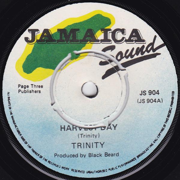 7inch Record TRINITY  Harvest Day JS904 Jamaica Sound 1978 UK Reggae Ska  Dub Used