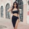BITCED Women's Fashion Summer Spring Solid Color Print Dresses