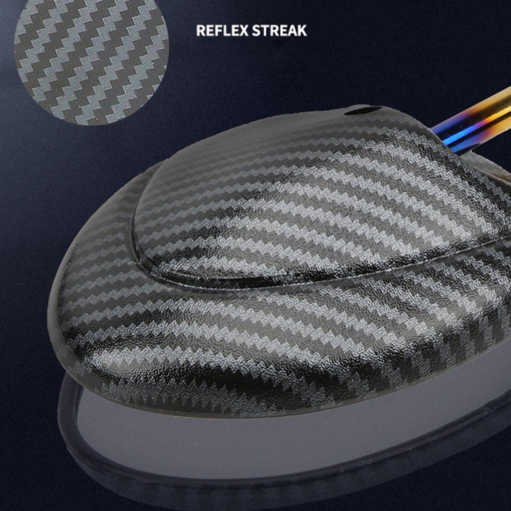 8mm/10mm Motorcykel Sidospegel Ersättning Motorcykel Backspegel Multivinkeljustering med Reflekterande Strimma