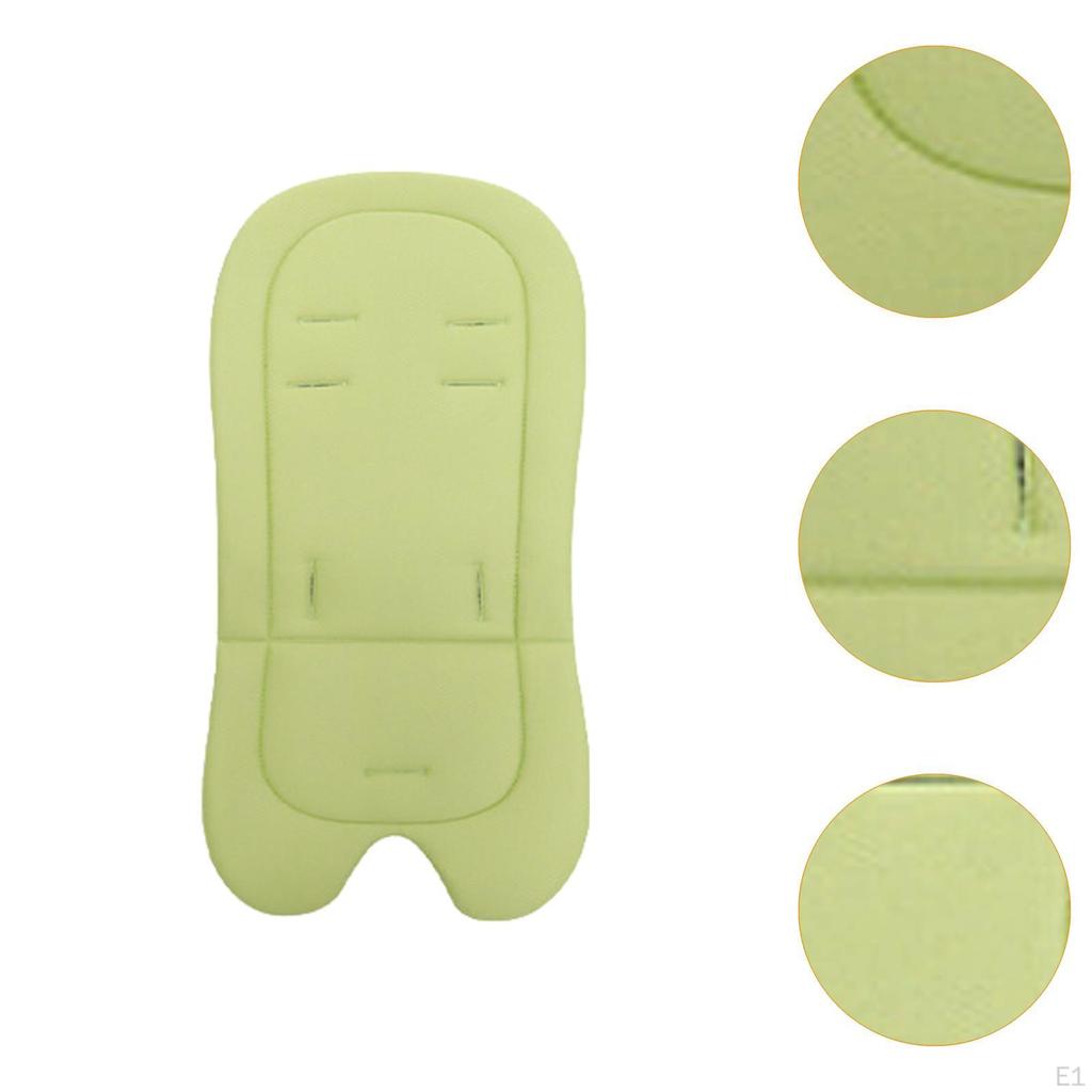 Dining Chair Mat Multifunctional Soft Carriage Cushion for Boys Kids Infants Green