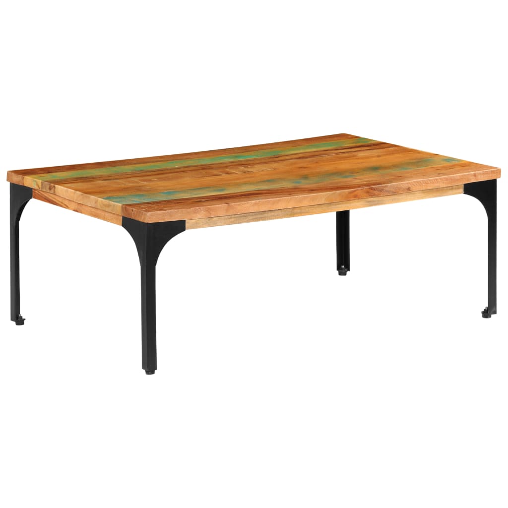 Coffee Table 100 X 60 X 35 Cm Solid Reclaimed Wood