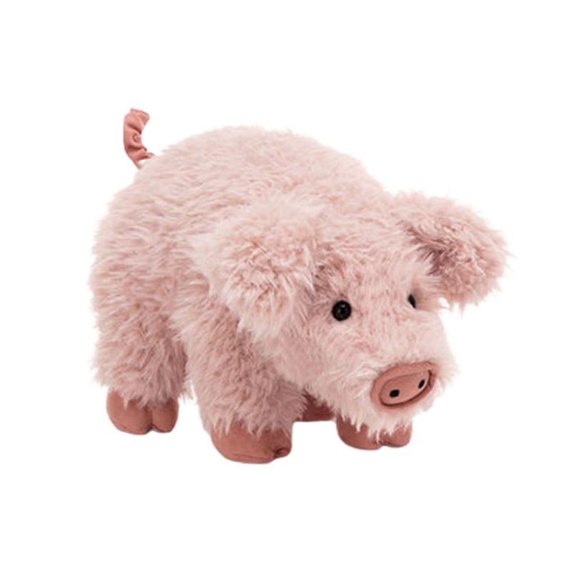 

JELLYCAT Farm Animal Series SUPER SOFTIES Colfi Piglet Cute Pink Doll Plush Figure 24cm Height Box Not Included