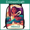Moana School Backpack Set Oxford Fabric Breathable For Students Bags