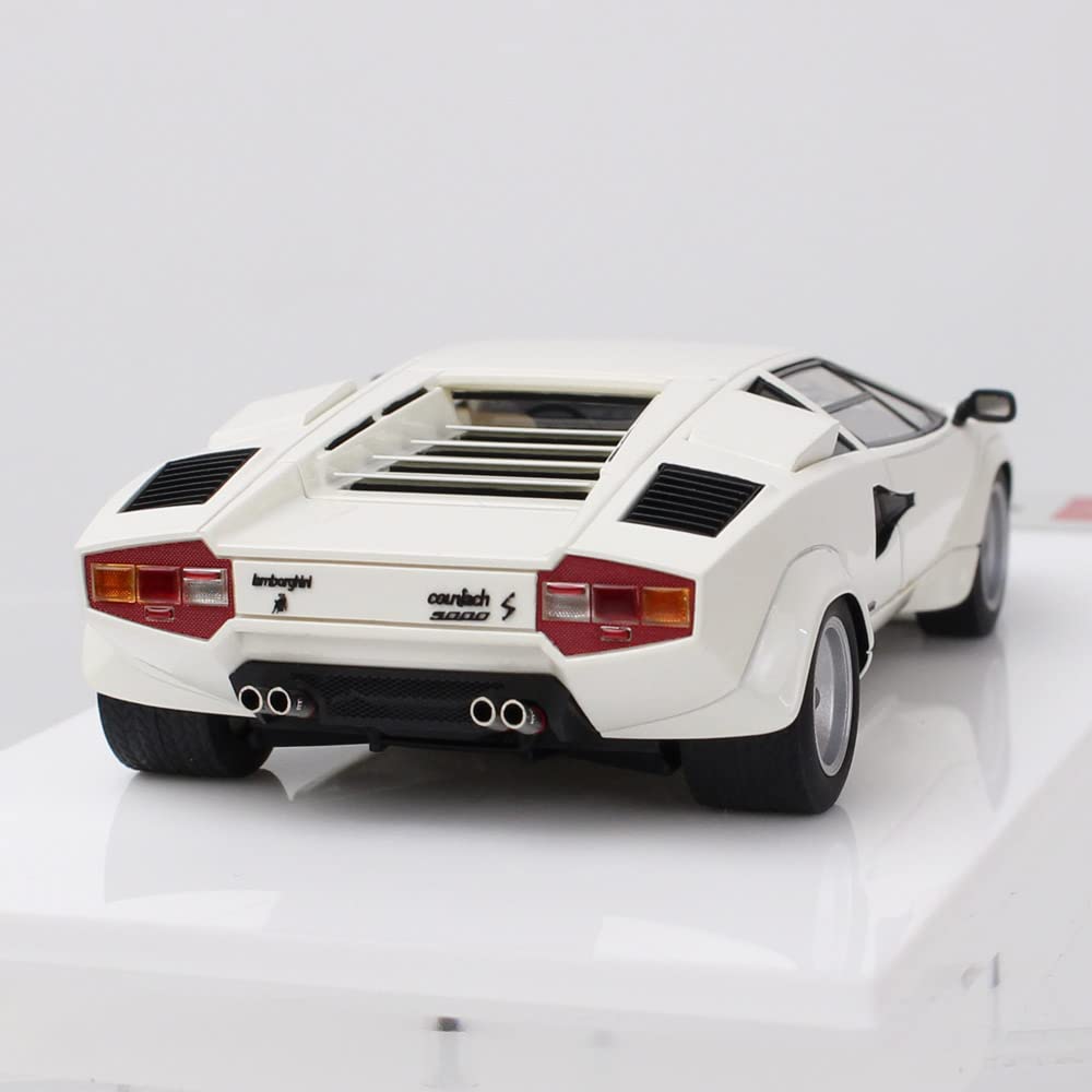 EIDOLON Scale Lamborghini Countach LP5000S 1982 White Finished Product EM651C 1/43