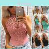Eleganter Damen Spitzenbody ohne Ärmel mit Stretch-Choker-Detail und sexy Ausstrahlung