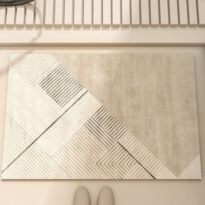 Diatom Mud Floor Mat Dirt-resistant Bathroom Floor Mat High-end Quick-drying Water-absorbing Pad Bathroom Anti-slip Pad Easy-to-maintenance Foot Mat