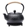 Nanbu Ironware Pot Cast Iron Teapot Kitchen Bottle Flower Shaped Cookware Holder, Holder, Holder,