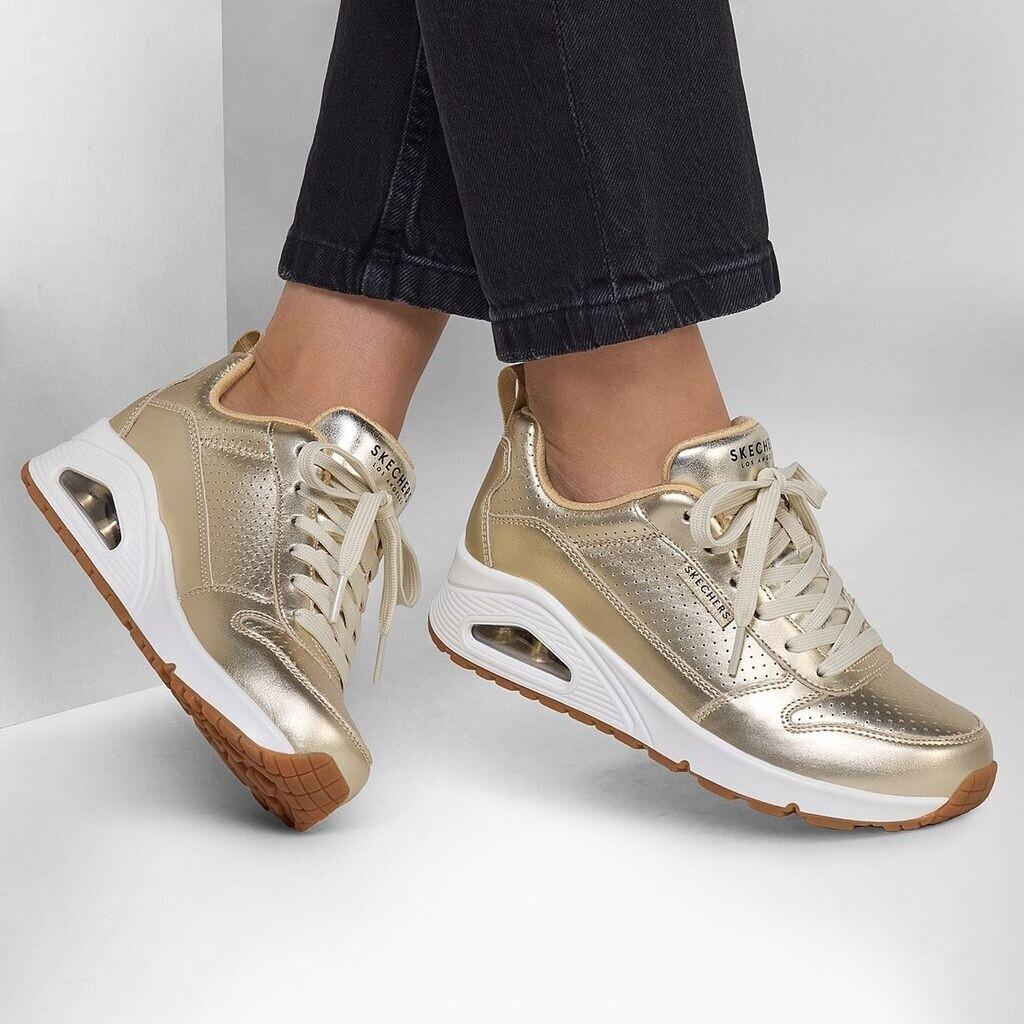 Skechers Uno - Metallixs Женские кроссовки цвета шампанского