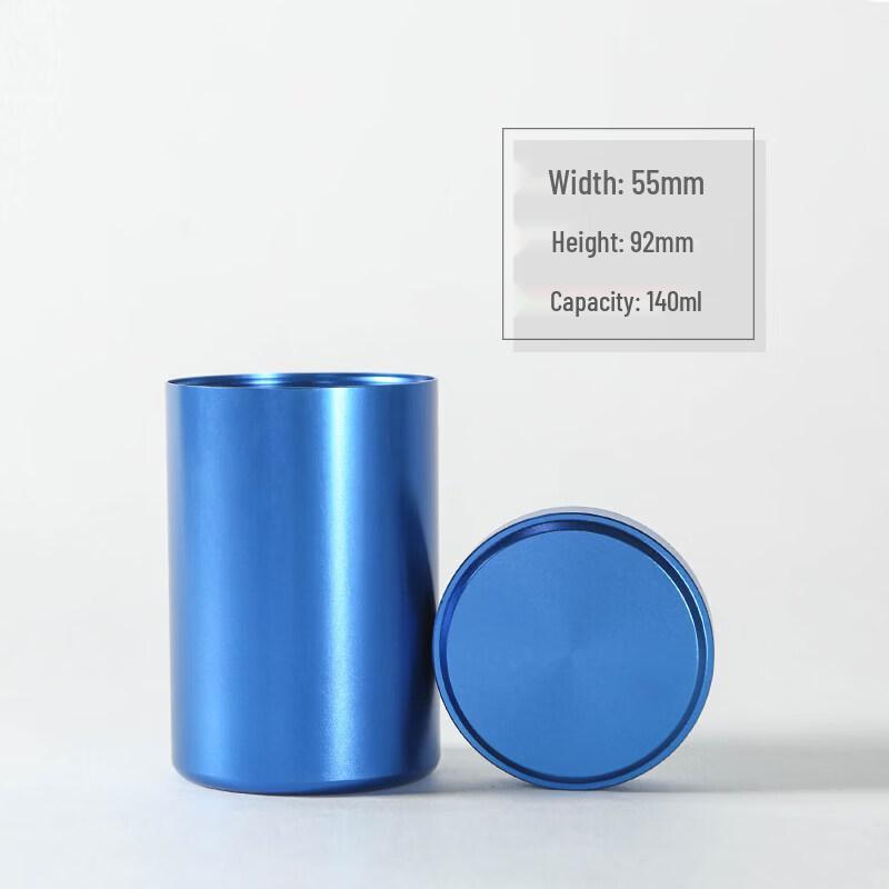 Qiwei Mini Portable Aluminum Alloy Tea Caddy