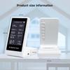 Air Quality Monitors Indoor,CO2 TVOC,HCHO,Humidity & Temperature Detectors Large Display for Home School