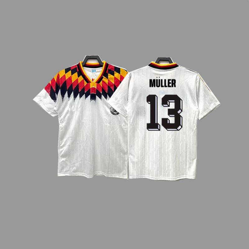 Vintage Jersey Football Jersey Germany Home Jersey Klose Klinsmann Kahn Matthius Müller Jersey