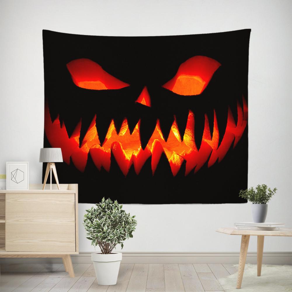 Halloween Ins Homestay Hanging Cloth Room Decoration Painting Window Scenery Tapestry Dormitory Renovation Wall Cloth