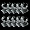 Fashionable Clear Sturdy Plastic Watch Holder C Shape Designs Fashion Accessory for Displaying Watches and Bracelets