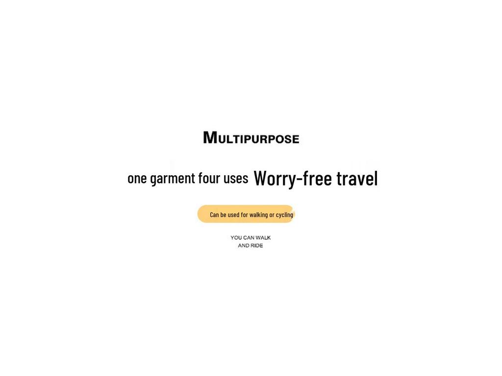 Zheng Yu Extra Long Full Body Raincoat for Outdoor Travel and Electric Vehicle Riders