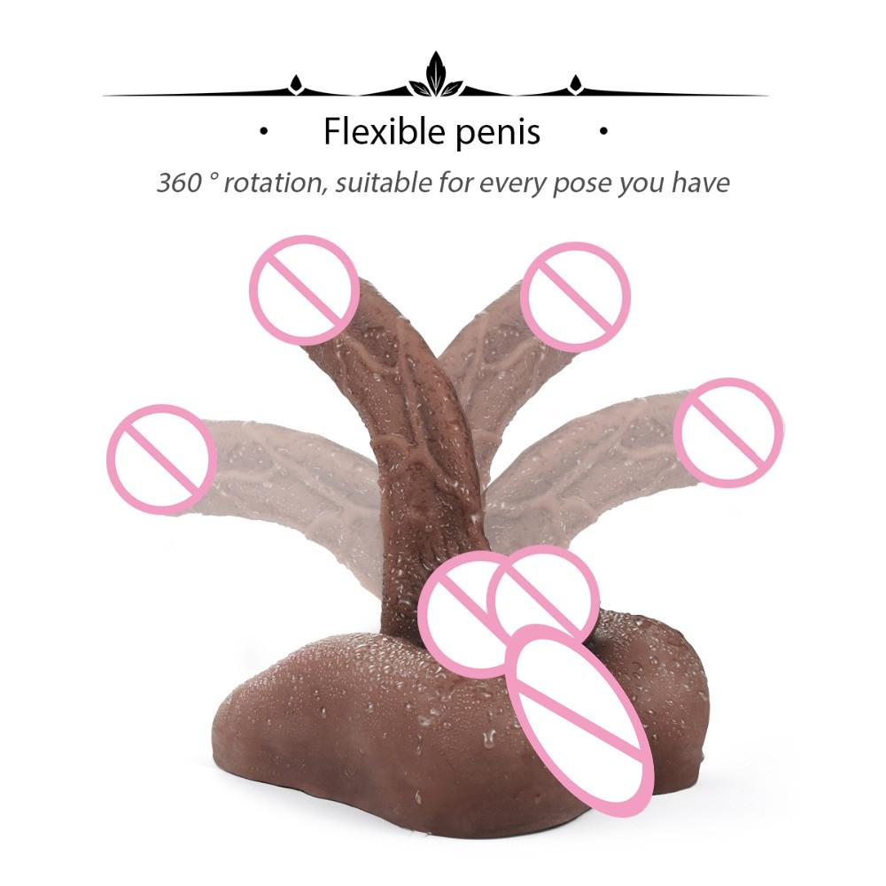 Silikon Künstliche Penis Dildo Für Frauen Butt Plug Anal Spielzeug Echte Masturbator Puppe Schwanz Erwachsene Sex Produkte Masturbation