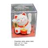 Vítejte Lucky Cat figurka Mávání třesoucí se rukou Čínský styl Lehká energie Fortune Cat Socha Bohatství Cat Kotě Fortune Desktop