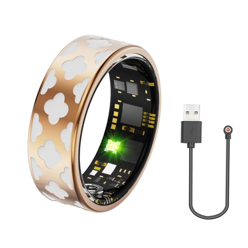 

Смарт-кольцо для мужчин и женщин, пульсометр, кислород в крови, монитор сна и здоровья, спортивный фитнес-трекер, управление камерой, водонепроницаемое кольцо 5ATM 13