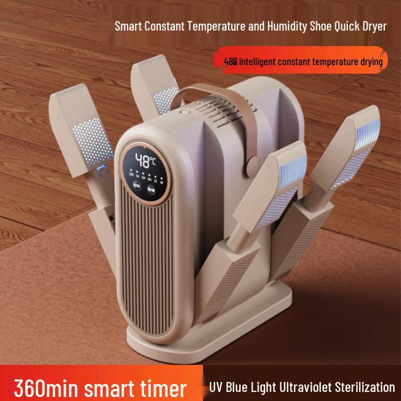 New Portable Smart Shoe Dryer – Quick Dry, Foldable, Constant Temperature for Students and Home Use