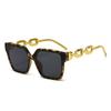 High-quality Large Frame Square Sunglasses Women Men Exquisite Brand Sun Glasses Leisure Travel Lady Man Glasses UV400