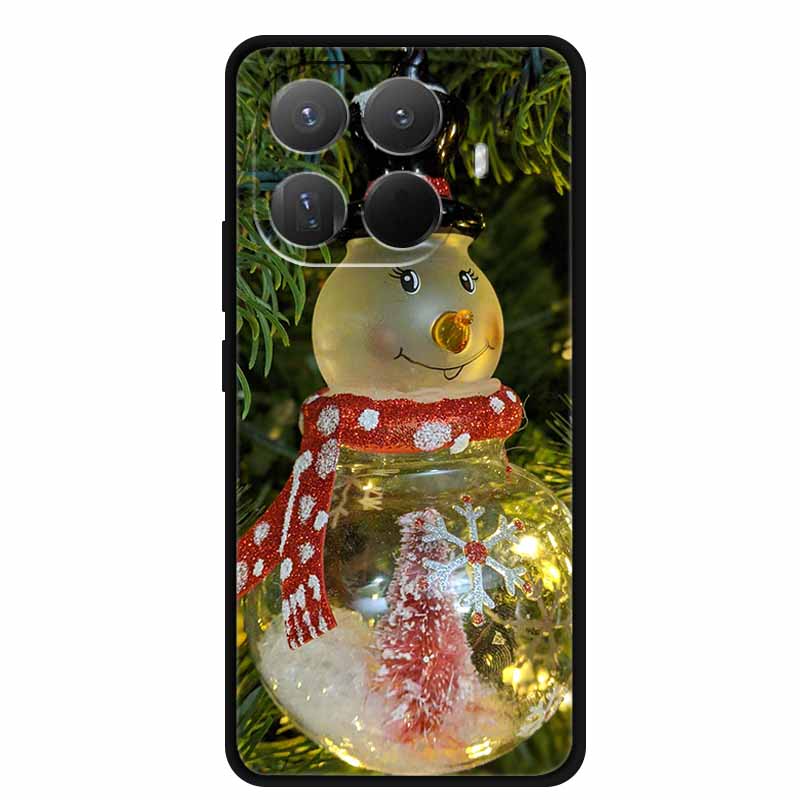 Christmas Phone Cases for Xiaomi 15T Pro 5G Case Protector TPU Silicone Soft Bumper Christmas Tree for Mi 15T Pro 5G Cover Coque