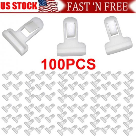 100pcs Front Rear Spoiler Moulding Clips White 75392-35220 for Toyota for Lexus