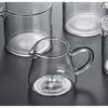 123Arts 4pcs Mini Glass Pitchers, 2oz Creamer and Milk Jugs, Sauce Serving Containers