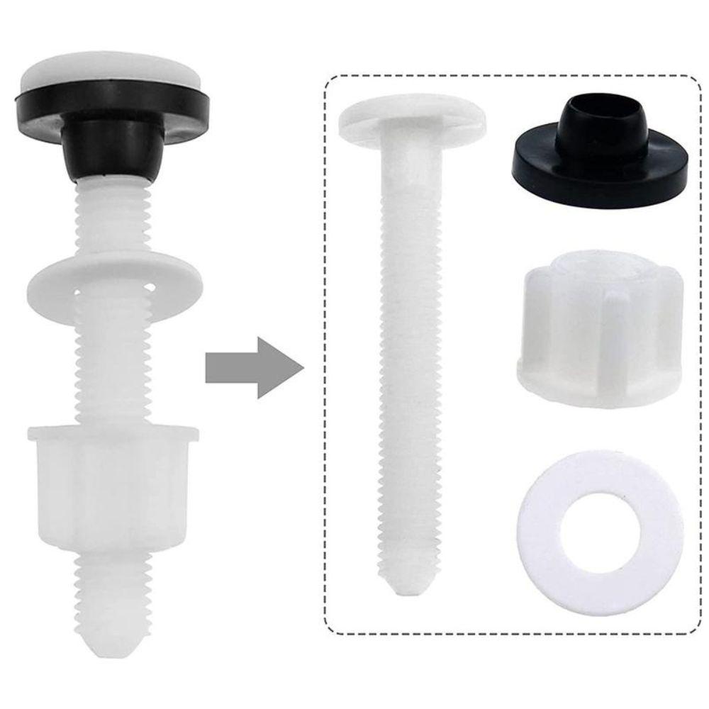 2pcs Leak Proof Toilet Tank Screws Rust Proof Toilet Repair Kit for Toilet Repair