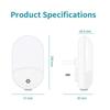 2pcs Led Smart Night Lights Energy Saving Bedroom Bedside Atmosphere Feeding Lamp Creative Gifts
