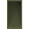 Solar LED Path Light 2 Pcs Olive Green Cold Rolled Steel
