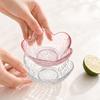 Glass Garlic Grinder Household Mashed Ginger Yam Grinding Bowl Sauce Cup Exquisite Small Dipping Sauce Plate