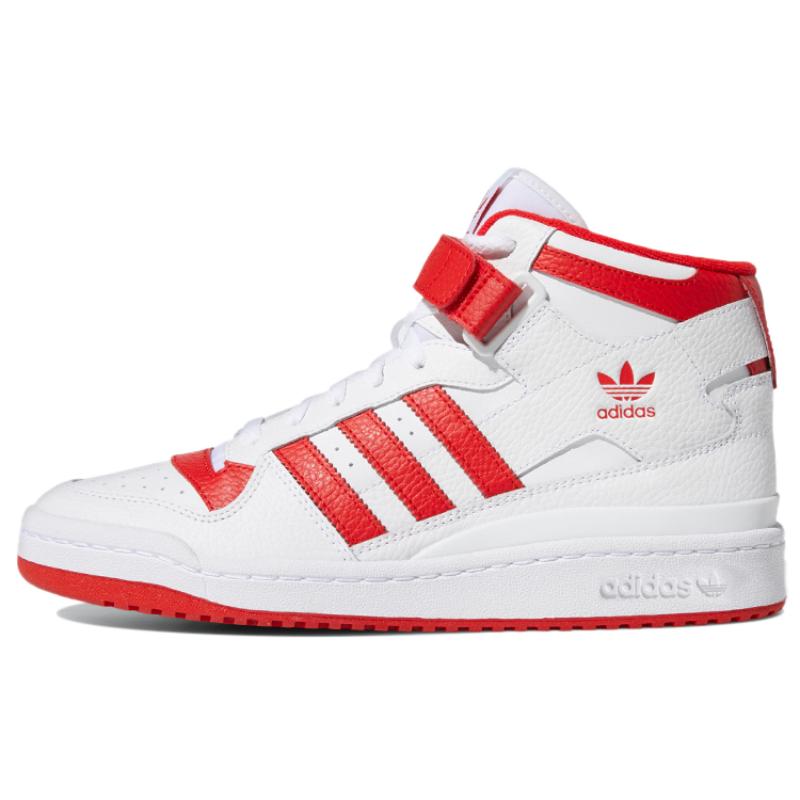 Adidas Forum Mid 'White Vivid Red' Sneakers GY5819