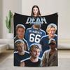 Dean Di Laurentis Mimo kampus Deka Fleece Ultra-měkká přehozová deka na cestování letadlem, do ložnice