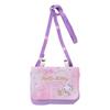 Sanrio Hello Kitty Shoulder Pocket W X D X with Name Space for Product Number 102156 Pouch, Polyester, Approx. 5.5" 0.5" 4.5" H, Inside, Children,