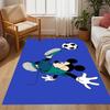 Mickey Mouse Castle Fantasy Disney Cartoon Theme Anti-Slip Rug - Polyester, Home Decor, Suitable for Bedrooms, Living Rooms, Doorways, and Studios